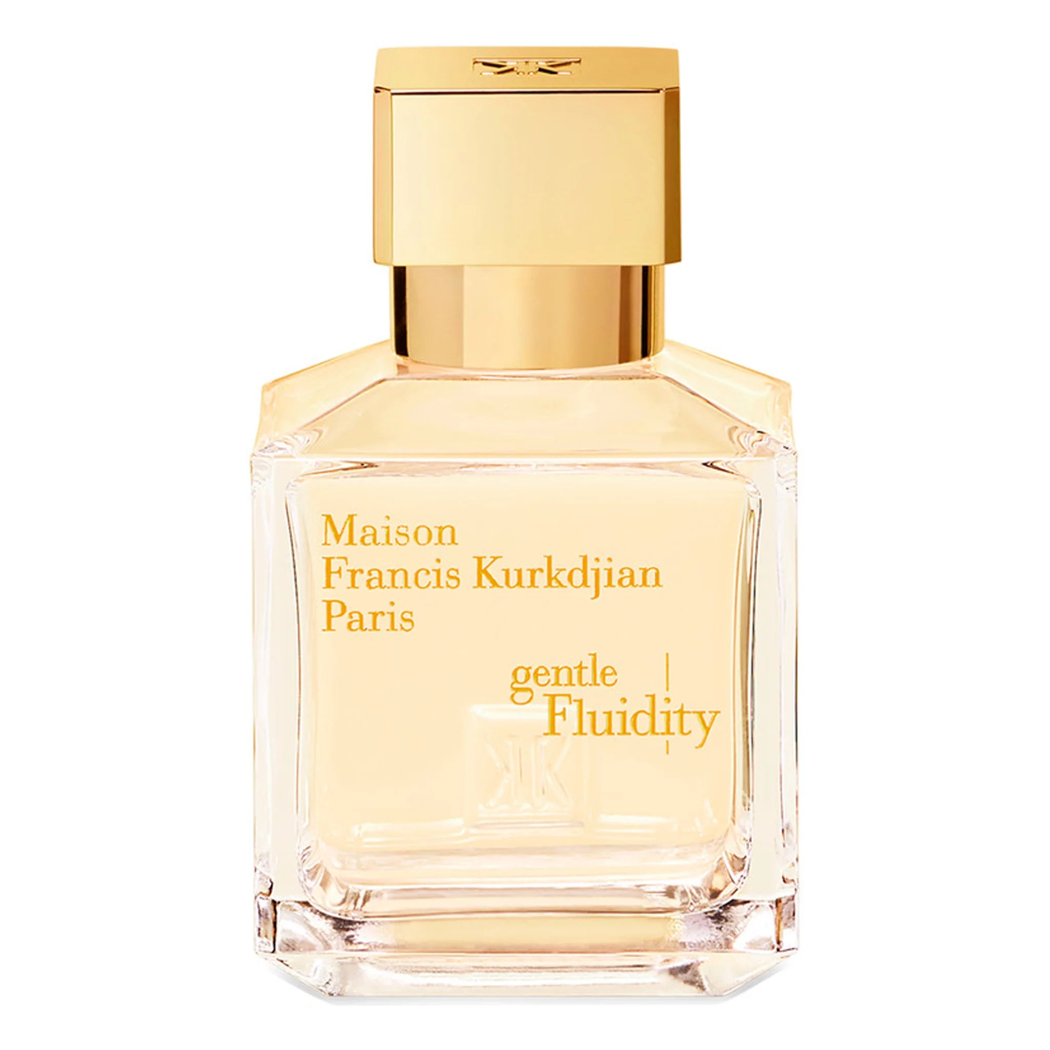 Front view of Maison Francis Kurkdjian Gentle Fluidity Gold Eau De Parfum 70ml